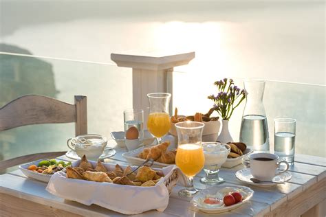 Breakfast Athermi Suites Megalochori Santorini