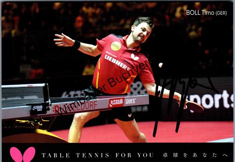 Original Autogramm Timo Boll Tischtennis Autogramm Autograph