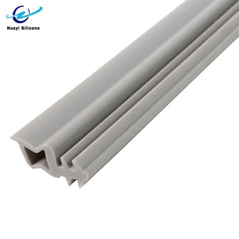 Glass Door Edge Protection Silicone Rubber Seal Strip China Silicone Sealing Strip And