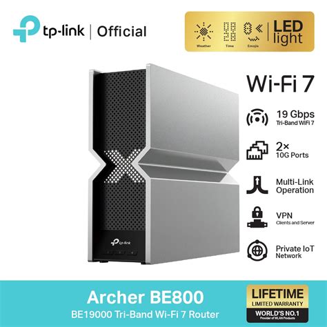 New Wifi Tp Link Archer Be Be Tri Band Wi Fi Router