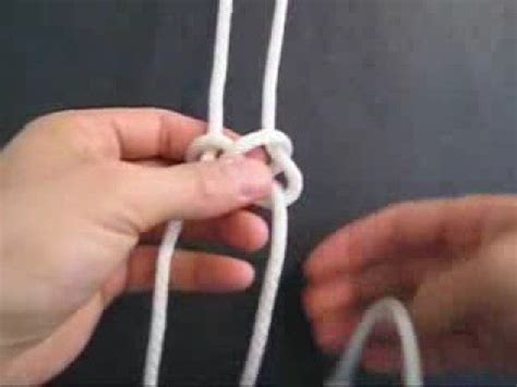 How To Tie A Diamond Knot By Tkb Youtube