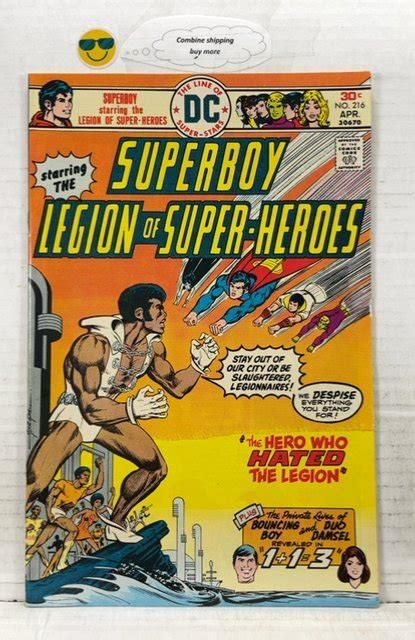 Superboy 216 1976 Legion Of Superheroes Comic Books Bronze Age