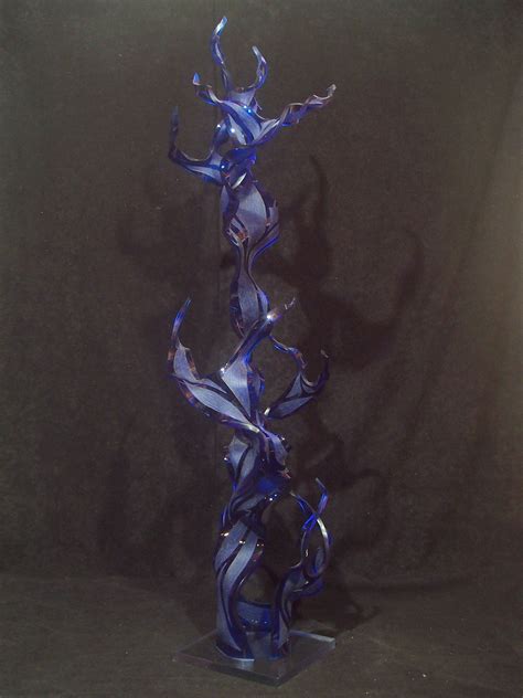 Twist Acrylic Sculpture By Michael Dornemann Acrylic Sculpture Sculpture Sculptures