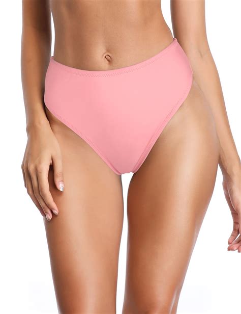 Relleciga Women S High Cut High Waisted Bikini Bottom Walmart