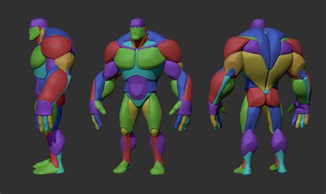 Artstation Stylized Anatomy Basemeshes Resources