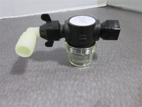 Shurflo 255 215 Rv Water Pump Strainer Camper Marine With 90 Degree Adaptor Ebay