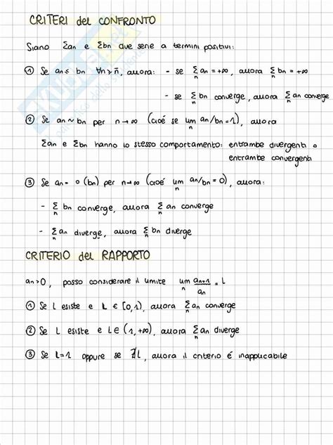 Teoria Per L Esame Di Analisi Matematica Ii