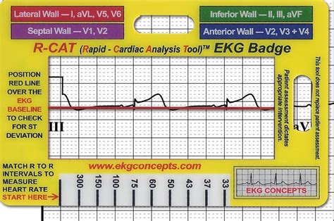 Ekg Heart Rate Calculator Ruler Health And Personal Care Free Hot