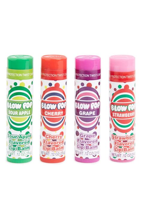 Lotta Luv Blow Pop® Flavored Lip Balm Kit Set Of 4 Nordstrom