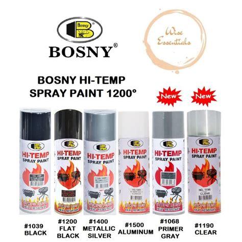 Ajdl Sell Bosny Hi Temp Spray Paint F Lazada Ph