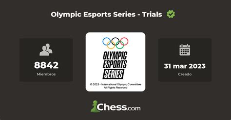 Olympic Esports Series Trials Club De Ajedrez Chess