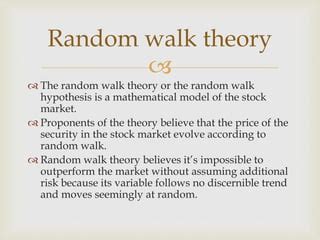 Random walk theory | PPT