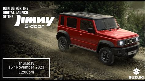 New Suzuki Jimny XL 2024 The Jimny 5 Door Off Road Adventurer Suzuki