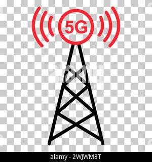 Gsm Tower Icon Outline Gsm Tower Vector Icon For Web Design Isolated