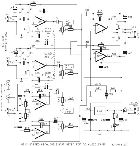 How To Mic To Pc Circuit Diagram Wiring Microphone Diagram C