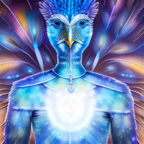 Blue Avian Starseed Art In 2023 Consciousness Art Starseed Avian