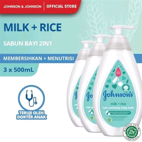 Jual Johnsons Baby Milk Rich Hair Body Baby Bath In Ml Pc Di