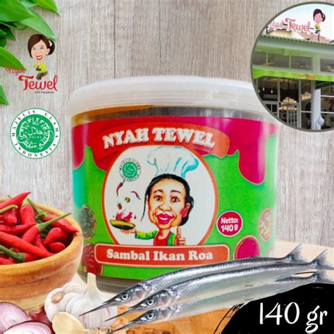 Jual Sambal Ikan Roa Sambal Kecombrang Khas Resto Nyah Tewel Sambel