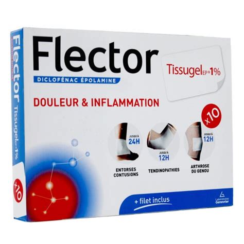 Flector Tissugel Ep 1 Emplâtres Anti Inflammatoires Douleurs