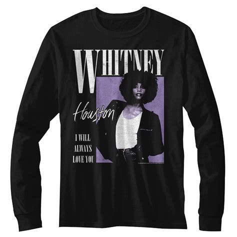 Whitney Houston Whitney Houston Always Love You Long Sleeve 452410 ...