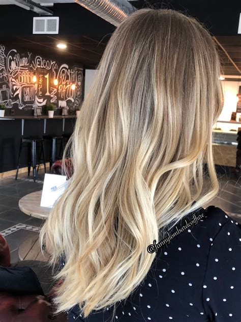 Ombre Hair Naturel Blond Cheveux Blond Cheveux Blonds Dégradés