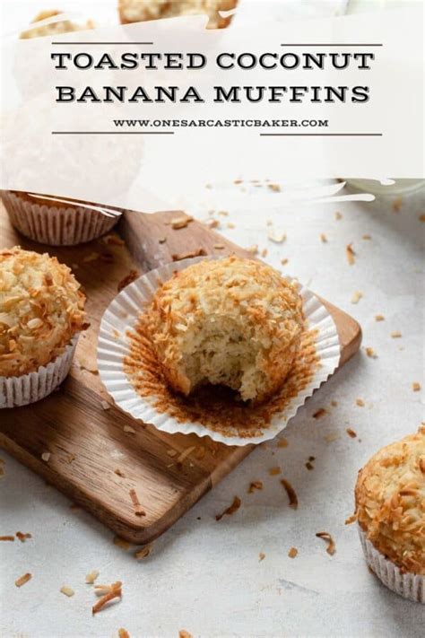 Coconut Banana Muffins One Sarcastic Baker