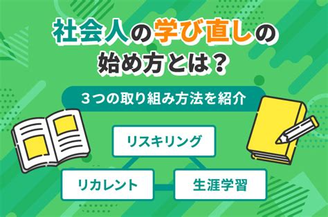 社会人の学び直しの始め方は？3つの取り組み方法と支援 スキルアップ ベスト進学のまとめ