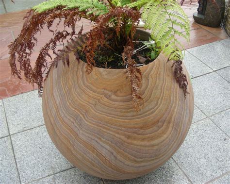 Stone Flowerpot Stone Carvings Exclusive Sandstone Planters