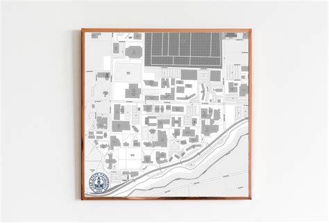 Utah State University Map - Etsy