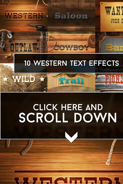 Western Text Effects Masterbundles