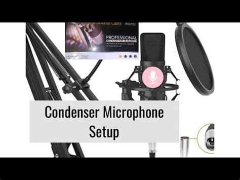 How To Set Up A Condenser Microphone Unboxing Legendary Vocal