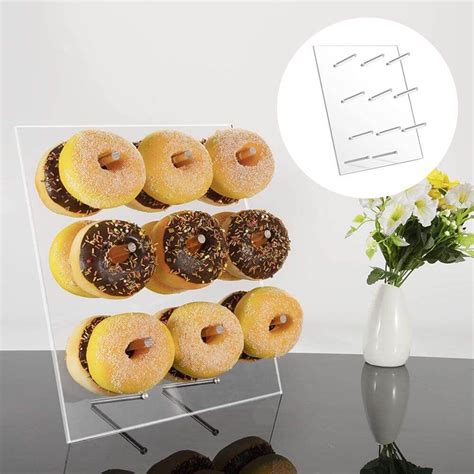 Acrylic Donut Wall Doughnut Rack Dessert Table Display Etsy Uk