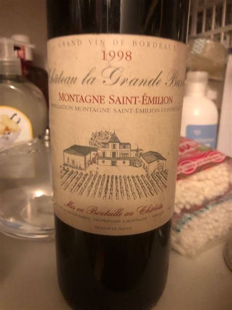 2000 Château la Grande Barde France Bordeaux Libournais Montagne St