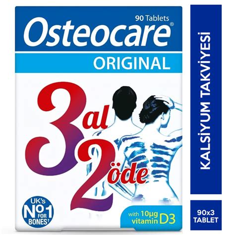 Vitabiotics Osteocare Original 90 Tablet 3 Al 2 Öde Nar Ecza