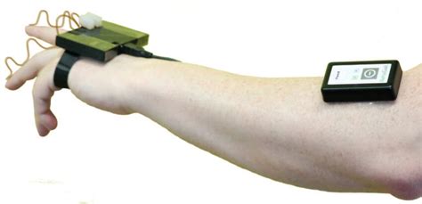 presented hand sensor system consisting   base unit