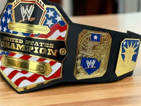 United States Championship Wrestling Belt Replica Title 2mm Brass Adult Size Etsy