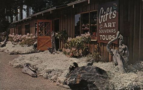 Mendocino Coast Botanical Gardens - Gift Shop Fort Bragg, CA Postcard