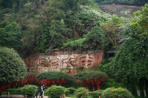 A Buddha Statue From Leshan Chengdu Sichuan China Stock Image