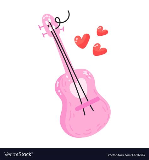 Guitar Royalty Free Vector Image - VectorStock