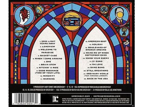 Green Day Greatest Hits Gods Favorite Band Cd Green Day Auf Cd