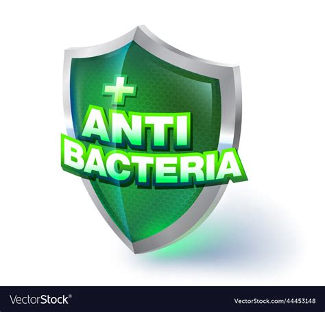 Antibacterial Glass Shield Royalty Free Vector Image