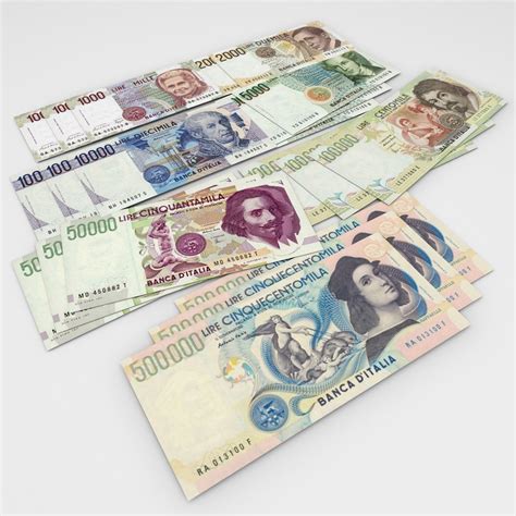 Lira Banknotes 3D Model $49 - .c4d - Free3D