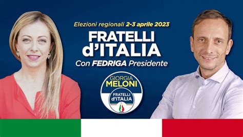 Elezioni Regionali Presentazione Lista Candidati Fratelli D