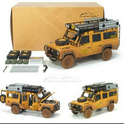 Promo Almost Real Land Rover Defender Camel Trophy Dirty