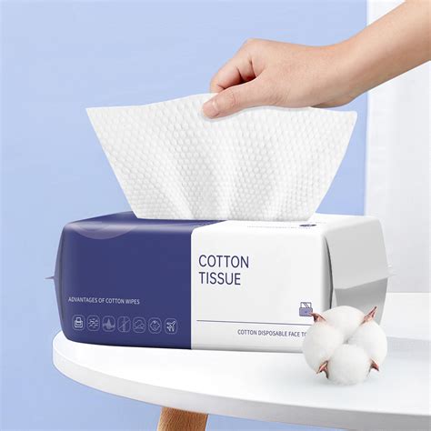 Amazon Disposable Face Towel Cotton Facial Dry Wipe For Sensitive