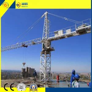 Ce Iso Qtz Series T Load Tower Crane With M Boom Length For