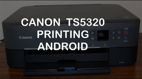 Canon TS5320 Printing With Android Device Review YouTube