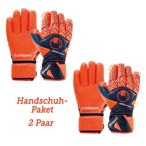 Uhlsport Goalkeeper Gloves Pack Next Level Absolutgrip Finger Surround