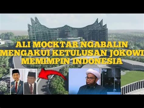 KETULUSAN DAN KEINGINAN JOKOWI UNTUK MEMBANGUN INDONESIA DIAKUI OLEH