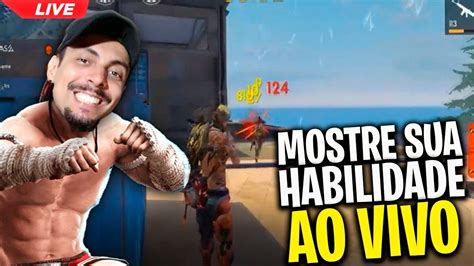 FREE FIRE AO VIVO X1 DOS CRIA SALA PREMIADA JOGANDO